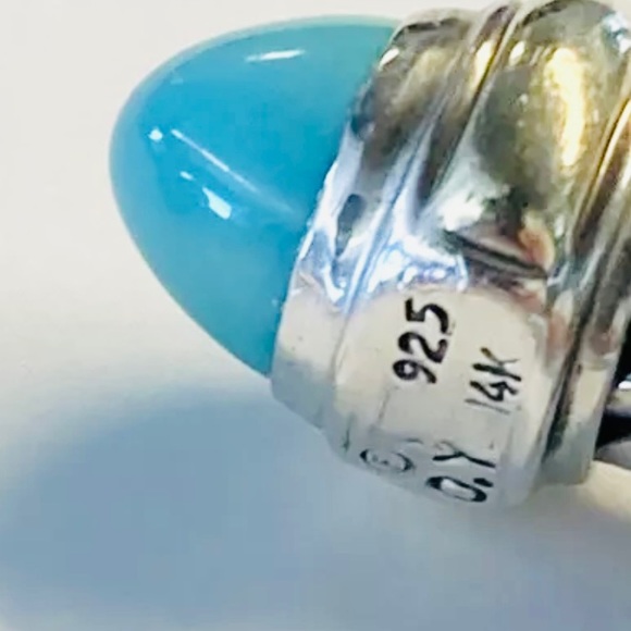 David Yurman 7mm Turquoise Bracelet - Picture 12 of 14